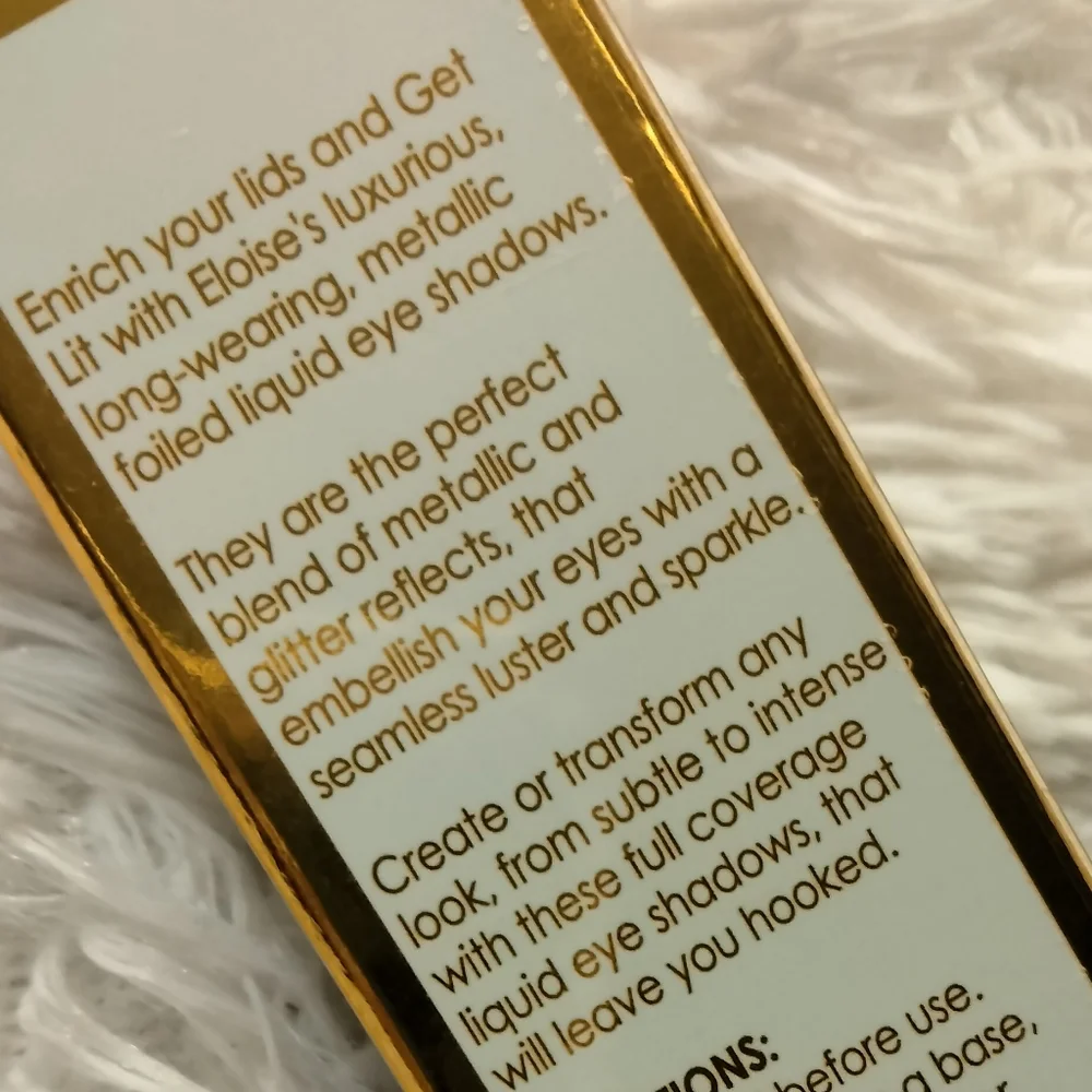 🆕 Eloise Get Lit Metallic Foiled Liquid Eye Shadow